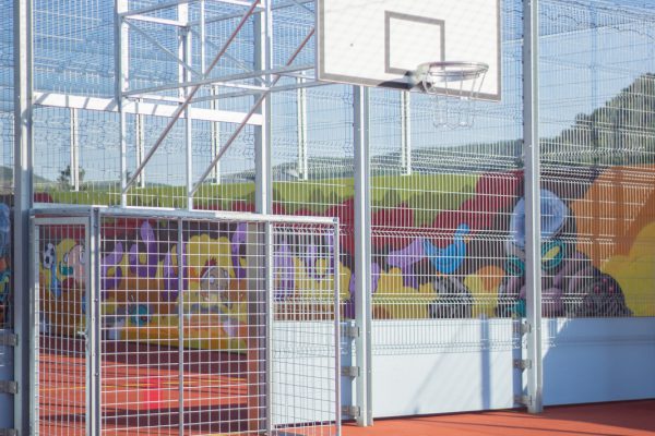 Side by Side Lösung für Basketball und Streetsoccer