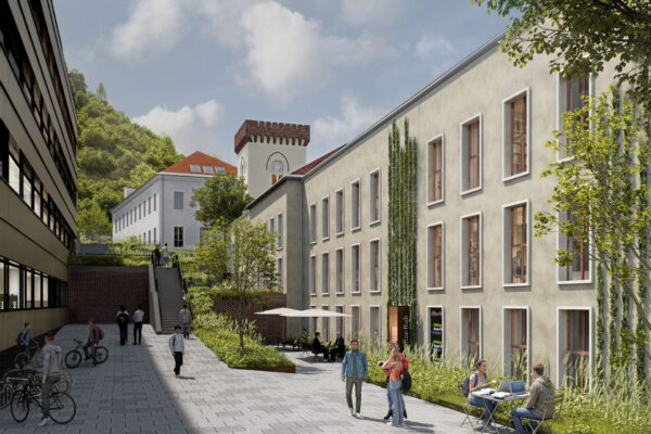 Europacampus Bestand und Wege