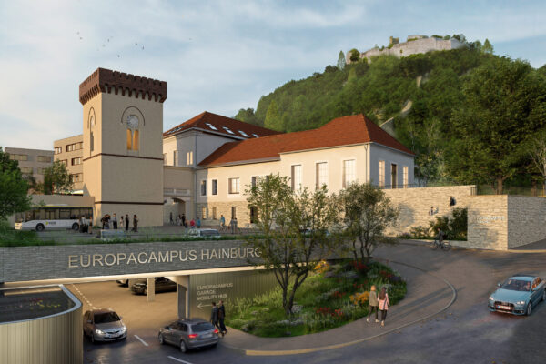 Vorplatz und Mobility Hub